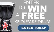 Enter to Win a Free X8 Djembe Drum!
