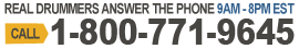 Call X8 Drums Toll Free 1-800-771-9645
